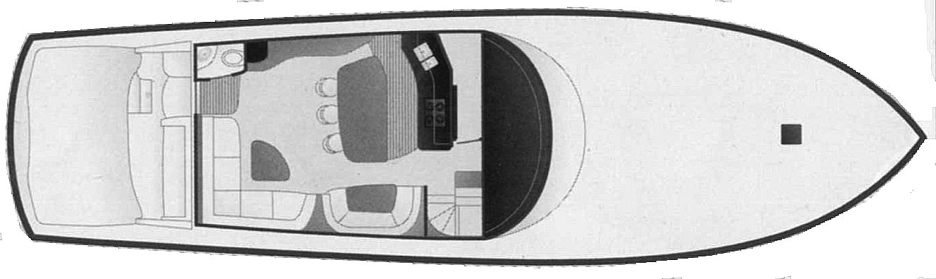 Viking Yachts 70 Convertible floor plan