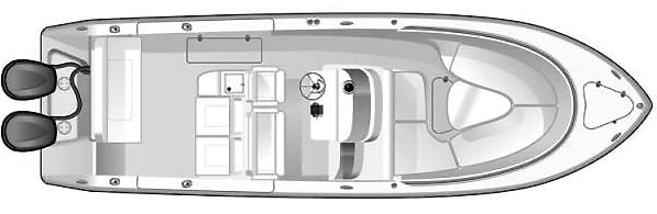 Pursuit Yachts ST 310 Sport floor plan