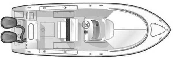 Pursuit Yachts S 280 Sport floor plan