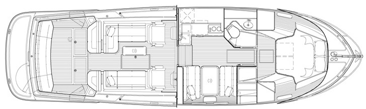 MJM Yachts 40z floor plan