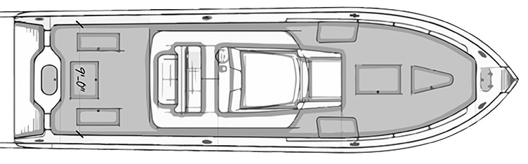Yellowfin 42 floor plan