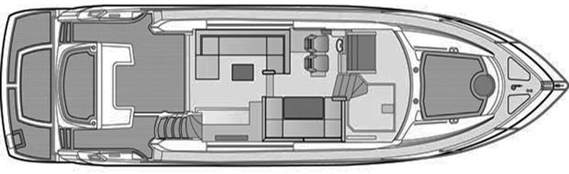 Sunseeker Yachts Manhattan 53 floor plan