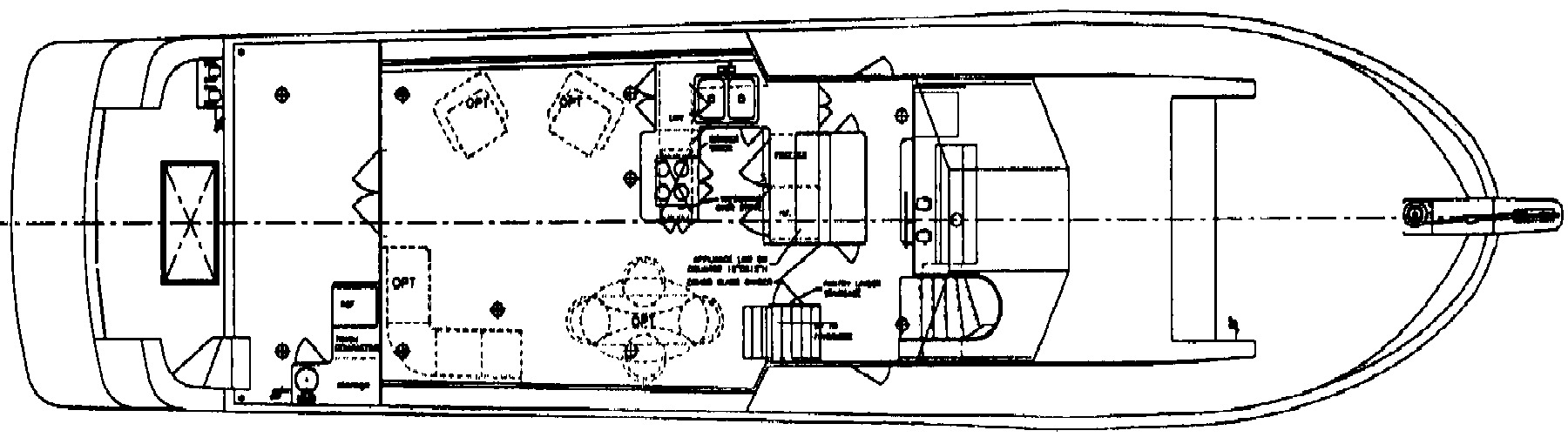 Jefferson Yachts 60 Marquessa Cockpit MY floor plan