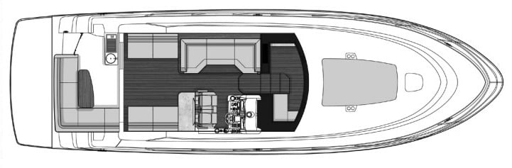 Sea Ray Yachts 470 Sundancer floor plan