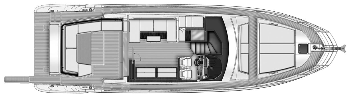 Azimut Yachts 55S floor plan