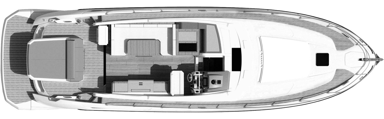 Azimut Yachts Atlantis 50 floor plan