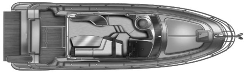 Azimut Yachts 40S floor plan