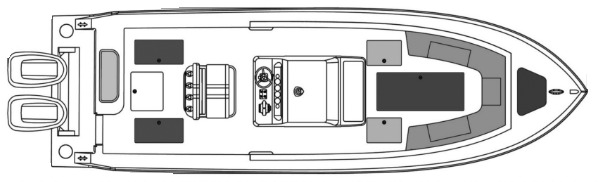 Contender 28 Sport floor plan