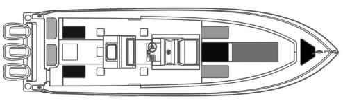 Contender 35 ST floor plan