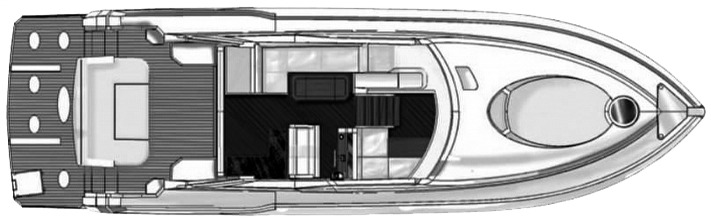 Cruisers Yachts 48 Cantius floor plan