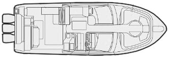 Grady-White Freedom 375 floor plan