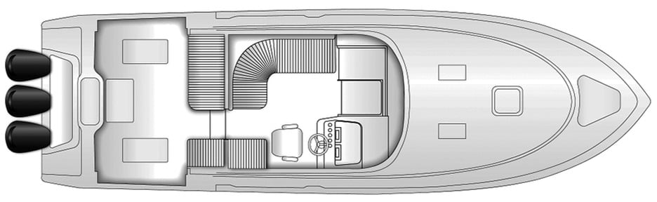 Jupiter 41 Sport Bridge floor plan