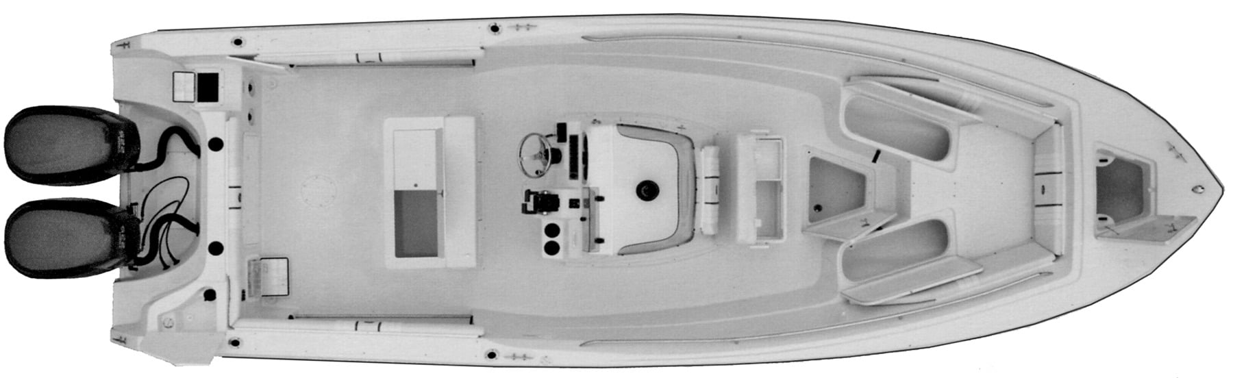 Sailfish 2660-270 Center Console floor plan