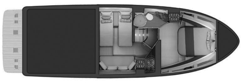 Sea Ray Yachts 400 Sundancer floor plan