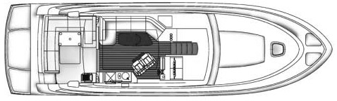 Sea Ray Yachts 510 Sundancer floor plan