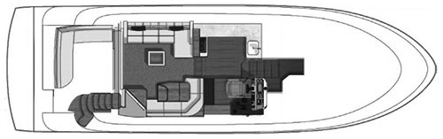 Sea Ray Yachts 510 FLY floor plan
