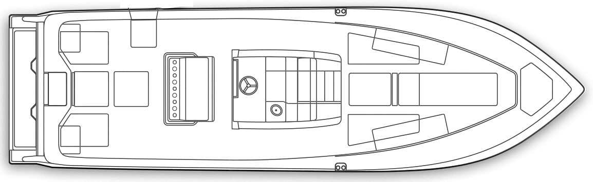 SeaVee 390; 390Z floor plan