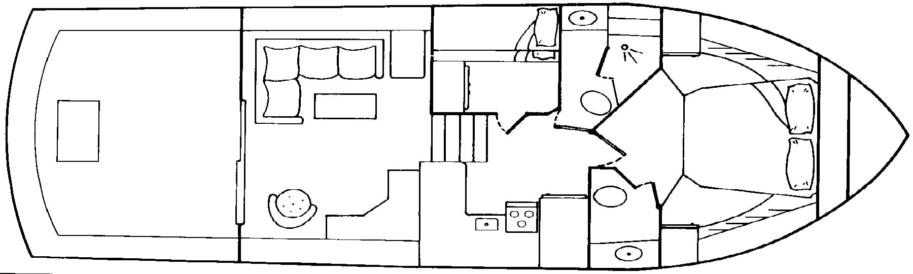 Jersey 42 Dawn floor plan