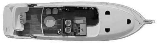 Tiara Yachts 5800 Sovran floor plan