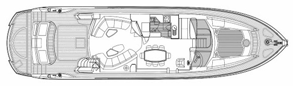 Sunseeker Yachts 75 Yacht floor plan