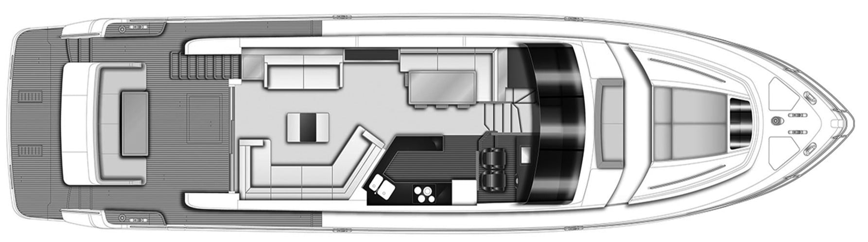 Princess Yachts 72 Motor Yacht floor plan