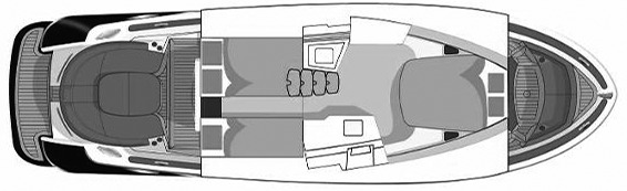 Chris Craft Yachts Launch 36–38 floor plan