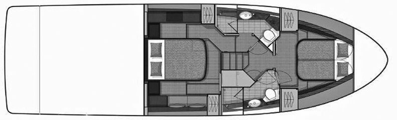 Sea Ray Yachts 460 Sundancer floor plan