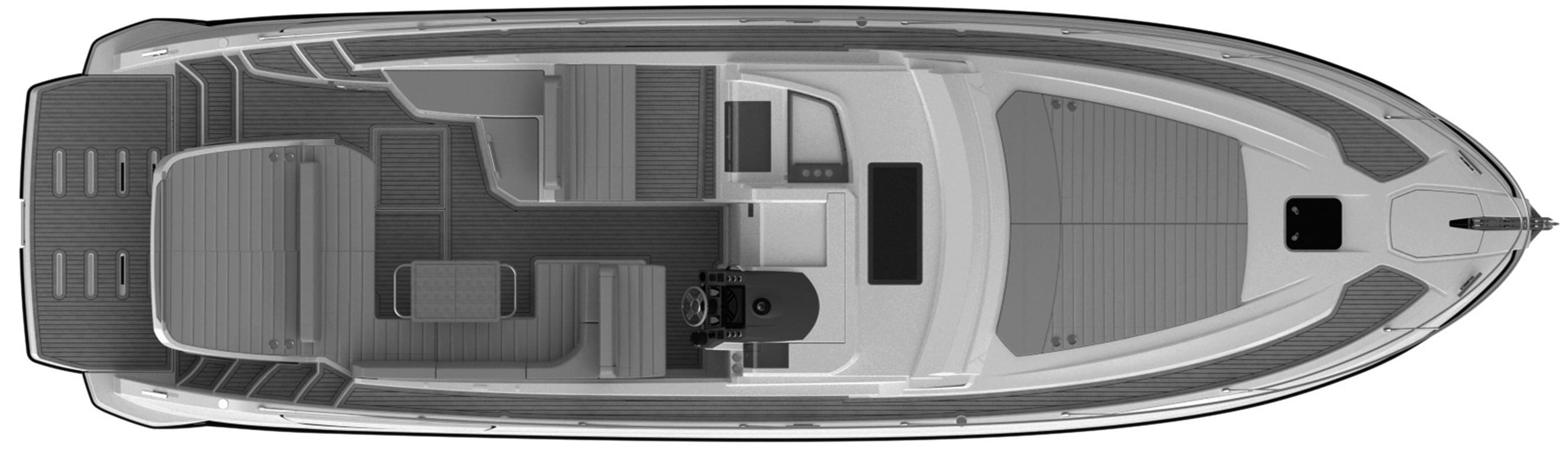 Azimut Yachts Atlantis 43 floor plan