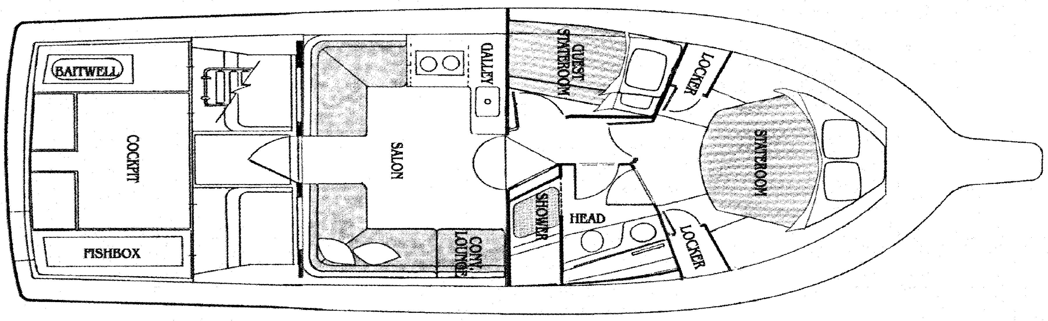 Jupiter 35 Convertible floor plan