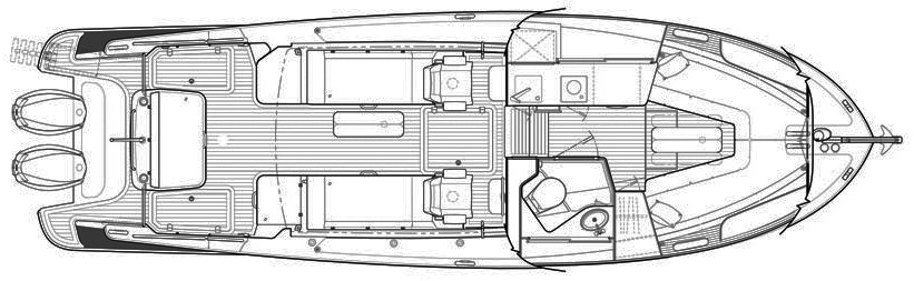 MJM Yachts 35z floor plan