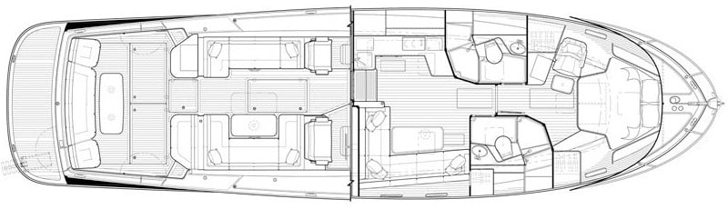 MJM Yachts 50z floor plan