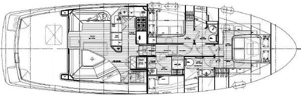 Nordhavn Yachts 52 floor plan
