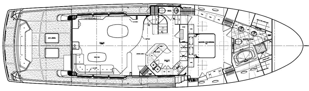 Nordhavn Yachts 76 floor plan