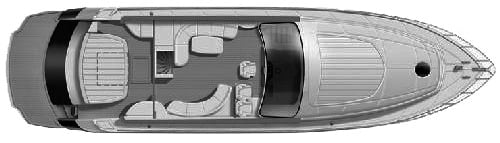 Pershing Yachts 62 floor plan