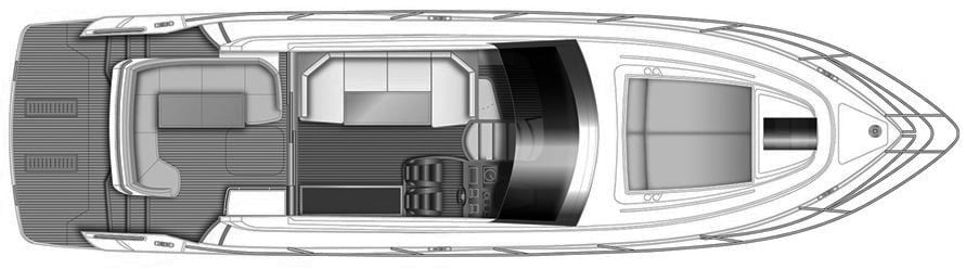 Princess Yachts V48 floor plan