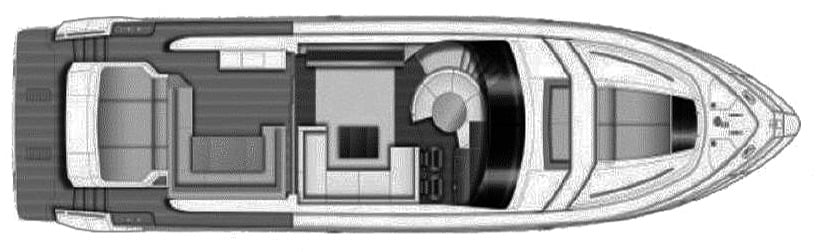 Princess Yachts V72 floor plan