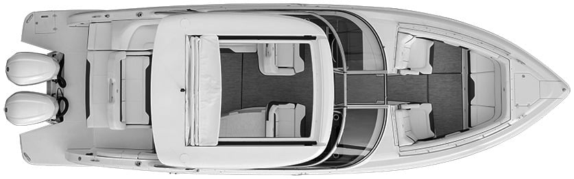 Regal Yachts 33 OBX floor plan