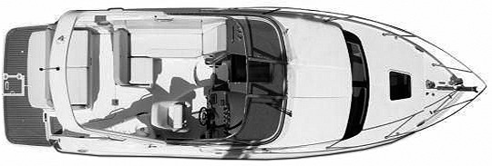 Regal Yachts 30 Express floor plan