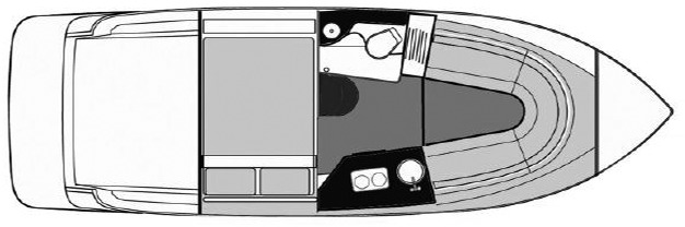 Regal Yachts 30 Express floor plan