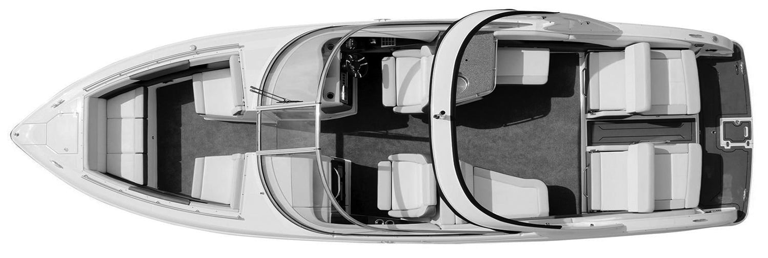 Regal Yachts 3200 Bowrider floor plan