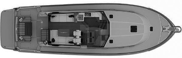 Sabre Yachts 45 Salon Express floor plan