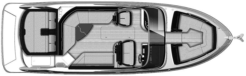 Sea Ray Yachts 280 SLX floor plan
