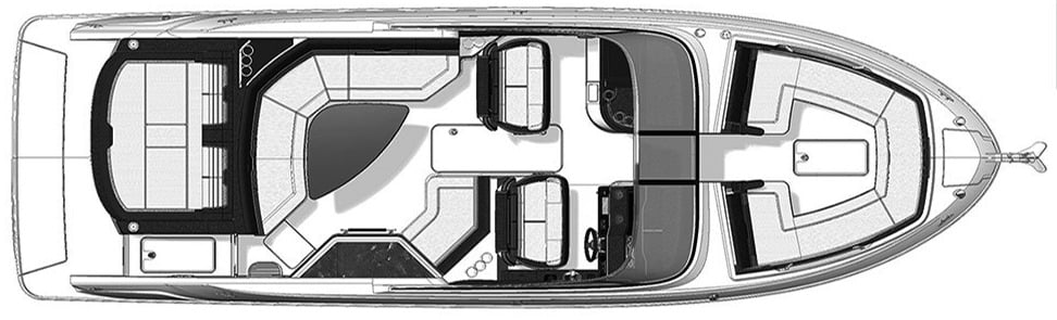 Sea Ray Yachts 310 SLX floor plan
