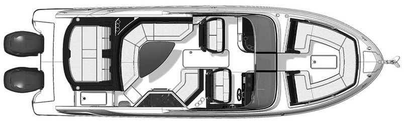 Sea Ray Yachts 310 SLX floor plan