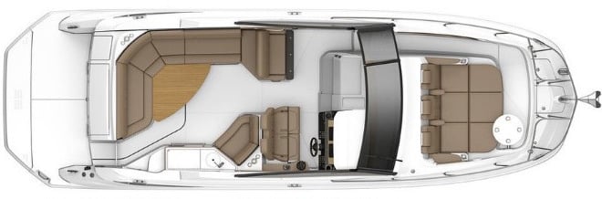 Sea Ray Yachts 320 Sundancer floor plan
