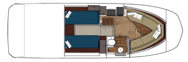 Sea Ray Yachts 320 Sundancer floor plan