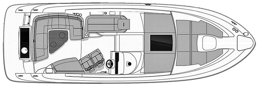 Sea Ray Yachts 350 Sundancer Coupe floor plan