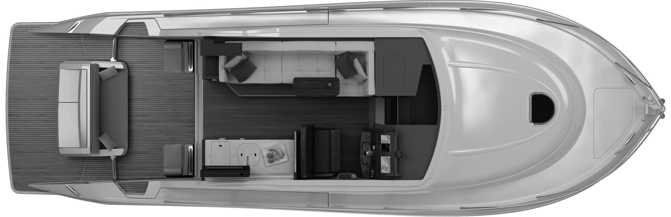 Tiara Yachts 39 Coupe floor plan