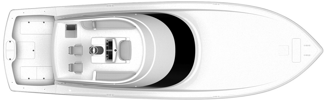 Viking Yachts 48 Convertible floor plan