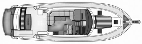 Riviera Yachts 4700-5000 Sport Yacht floor plan